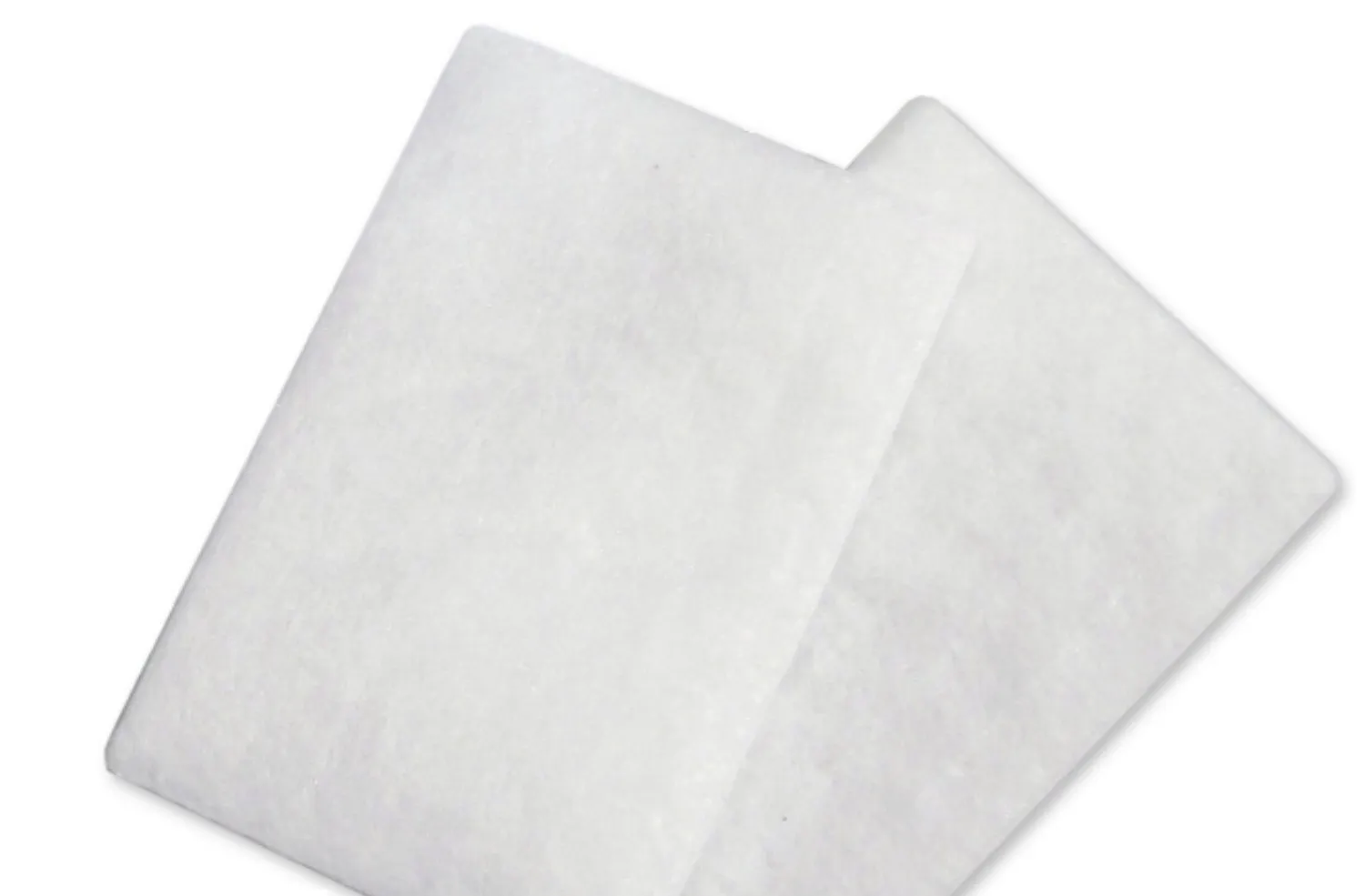 Two white RespiraPro CPAP replacement filters on a white background